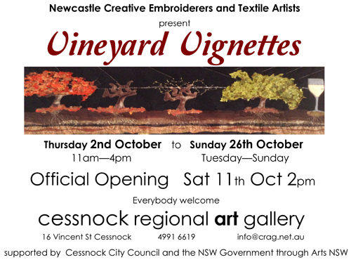 Vineyard Vignettes NCEATA exhibition 2014