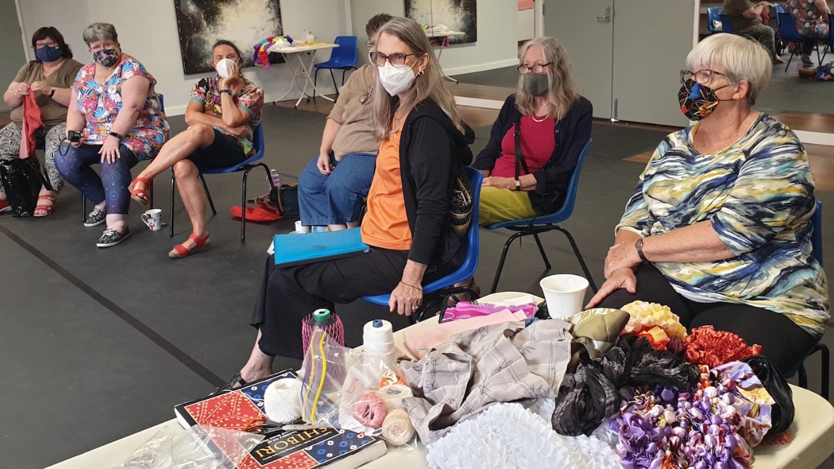 Shibori workshop February 2022