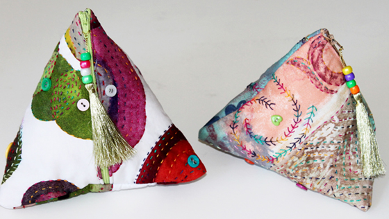 PYRAMID BAGS by Roberta Hodgson