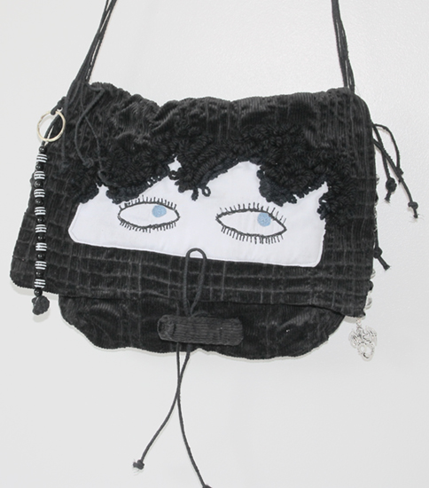 LOOK AT MY EARINGS (shoulder bag) by Shirley Bjornsson